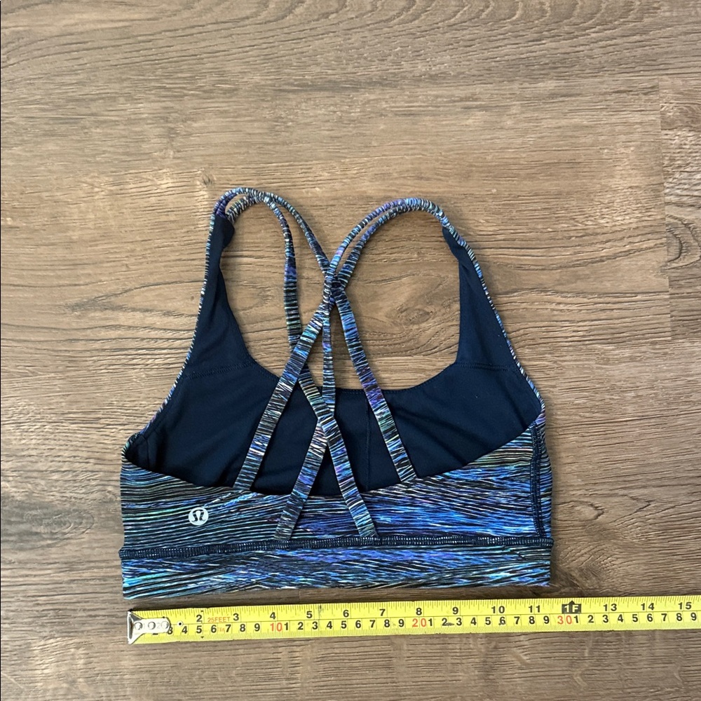 lululemon athletica Multicolor Strappy Sports Bra Size 4